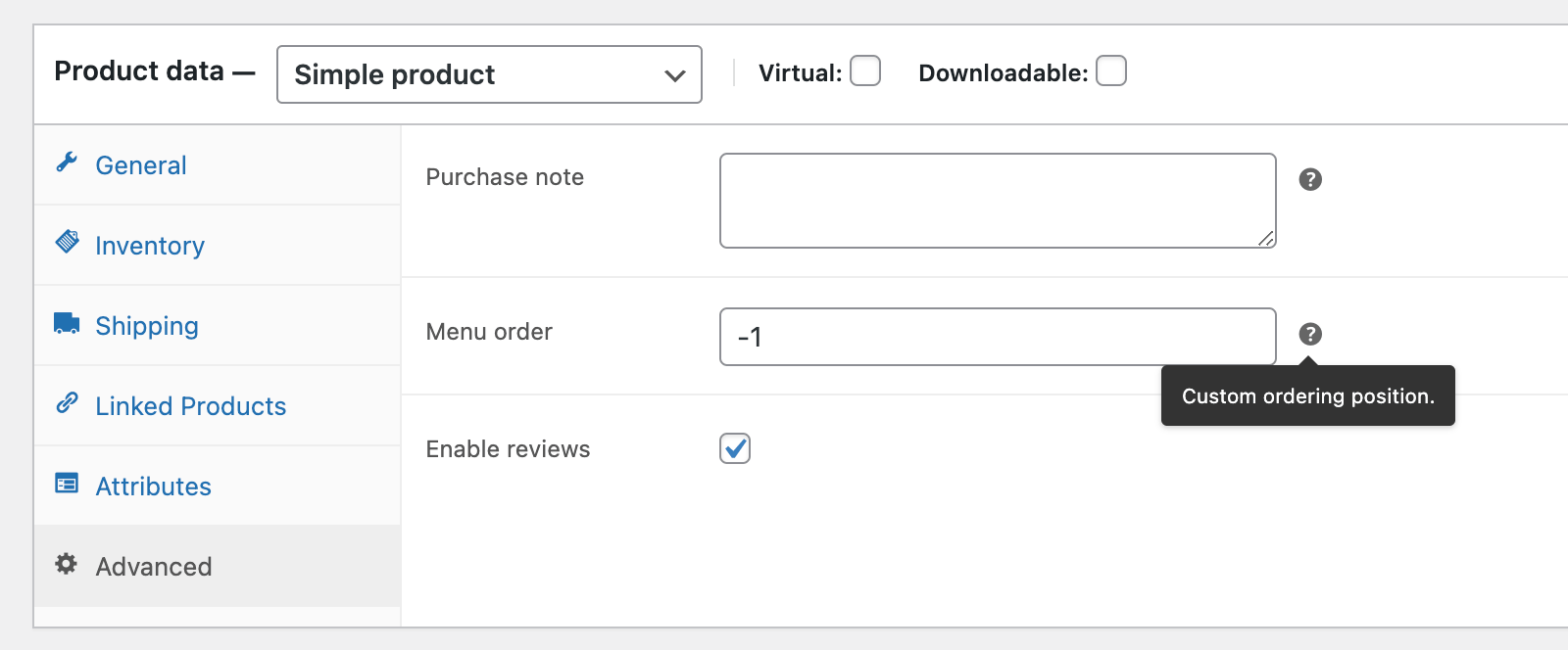 How to change product ordering position in WooCommerce